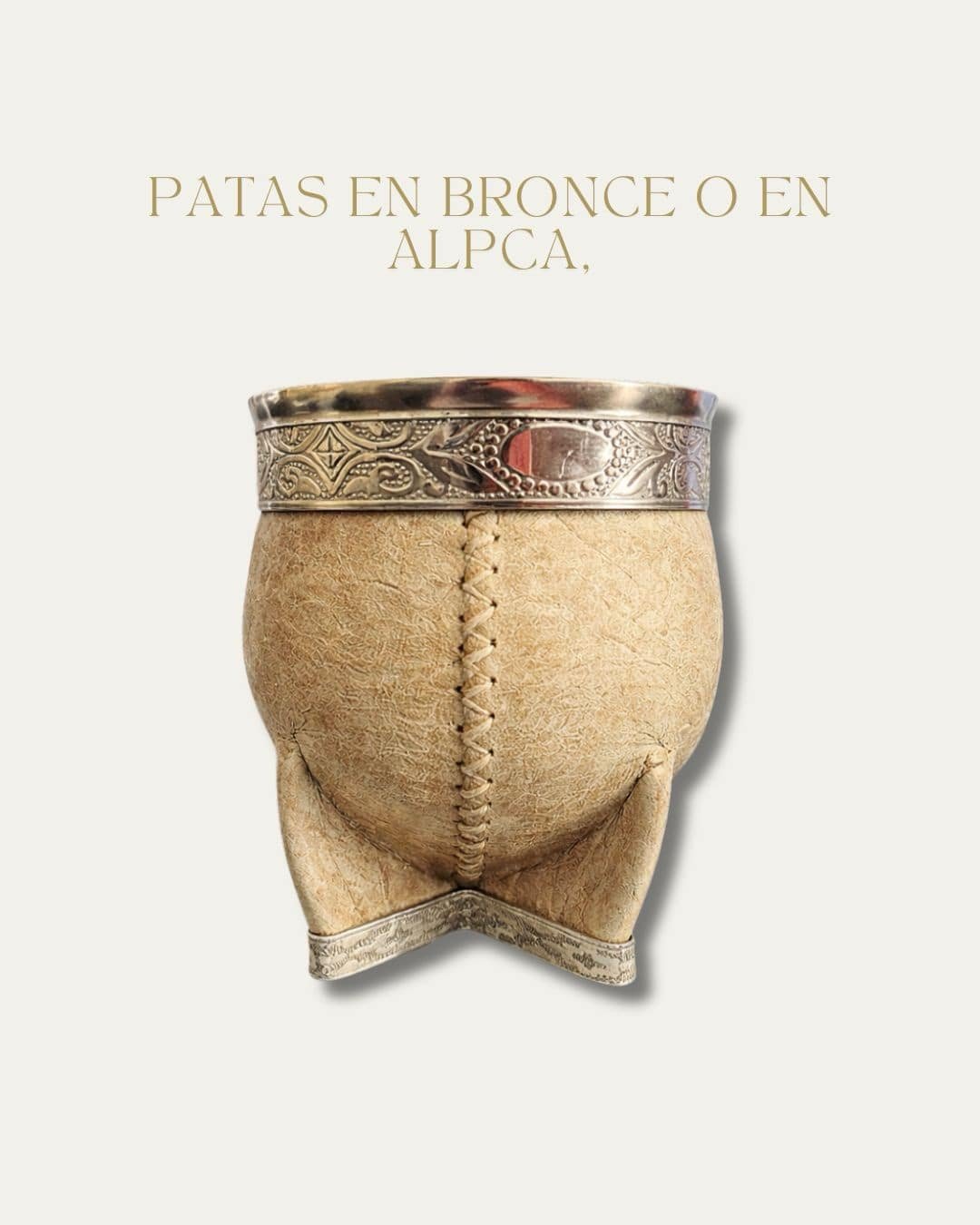 PATAS EN BRONCE O ALPACA